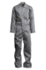 Lapco Men's 6oz Flame Resistant Grey Deluxe Coverall 
