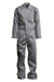 Lapco Men's 6oz Flame Resistant Grey Deluxe Coverall - GOCD6GY
