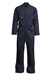 Lapco Men's 6oz Flame Resistant Navy Deluxe Coverall - GOCD6NY
