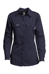 Lapco Womens FR DH Uniform Shirt - Navy 