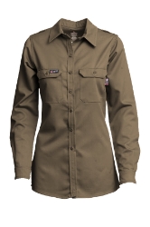 Lapco Womens FR DH Uniform Shirt - Khaki 