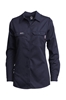 Lapco Women's FR 7oz Advanced Comfort Uniform Shirt | Navy 