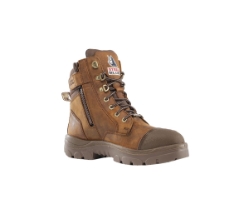 Men's Steel Blue Southern Cross Zip | Distressed Brown 