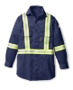 Rasco FR Uniform Shirt with Reflective Trim | Navy 