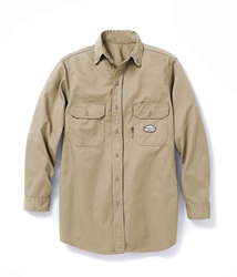 Rasco Flame Resistant GlenGuard Uniform Shirt | Tan 