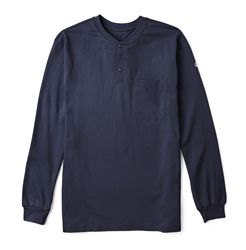 Rasco Flame Resistant Henley T-Shirt | Navy 
