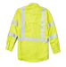 Rasco Flame Resistant Hi Vis DH Uniform Shirt with Segmented Trim - FR6530YH