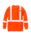 Rasco Flame Resistant Hi Vis Long Sleeve Shirt with Reflective Trim | Orange - FR0310OH
