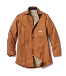 Rasco Flame Resistant Shirt Jacket | Brown Duck 