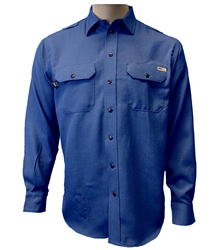 Reed Nomex IIIA Snap Work Shirt | Royal Blue 