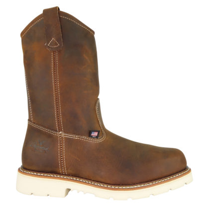 Thorogood Men's American Heritage 11" Crazy Horse Safety Toe Wellington 