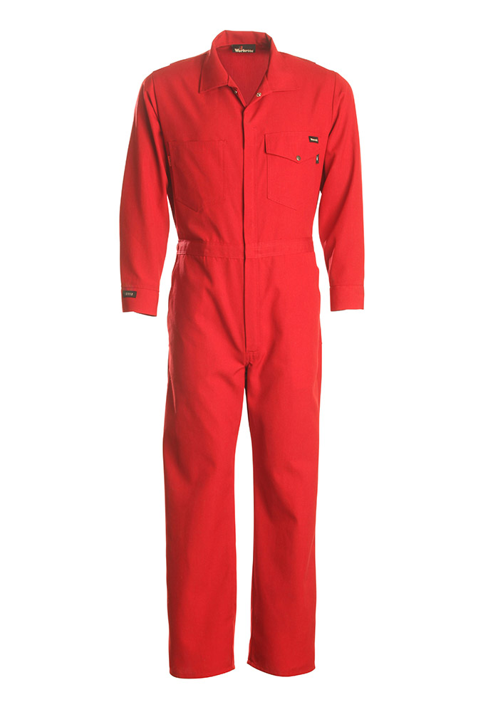 Workrite FR - Workrite 7 oz. Nomex MHP Red Deluxe Industrial Coverall ...